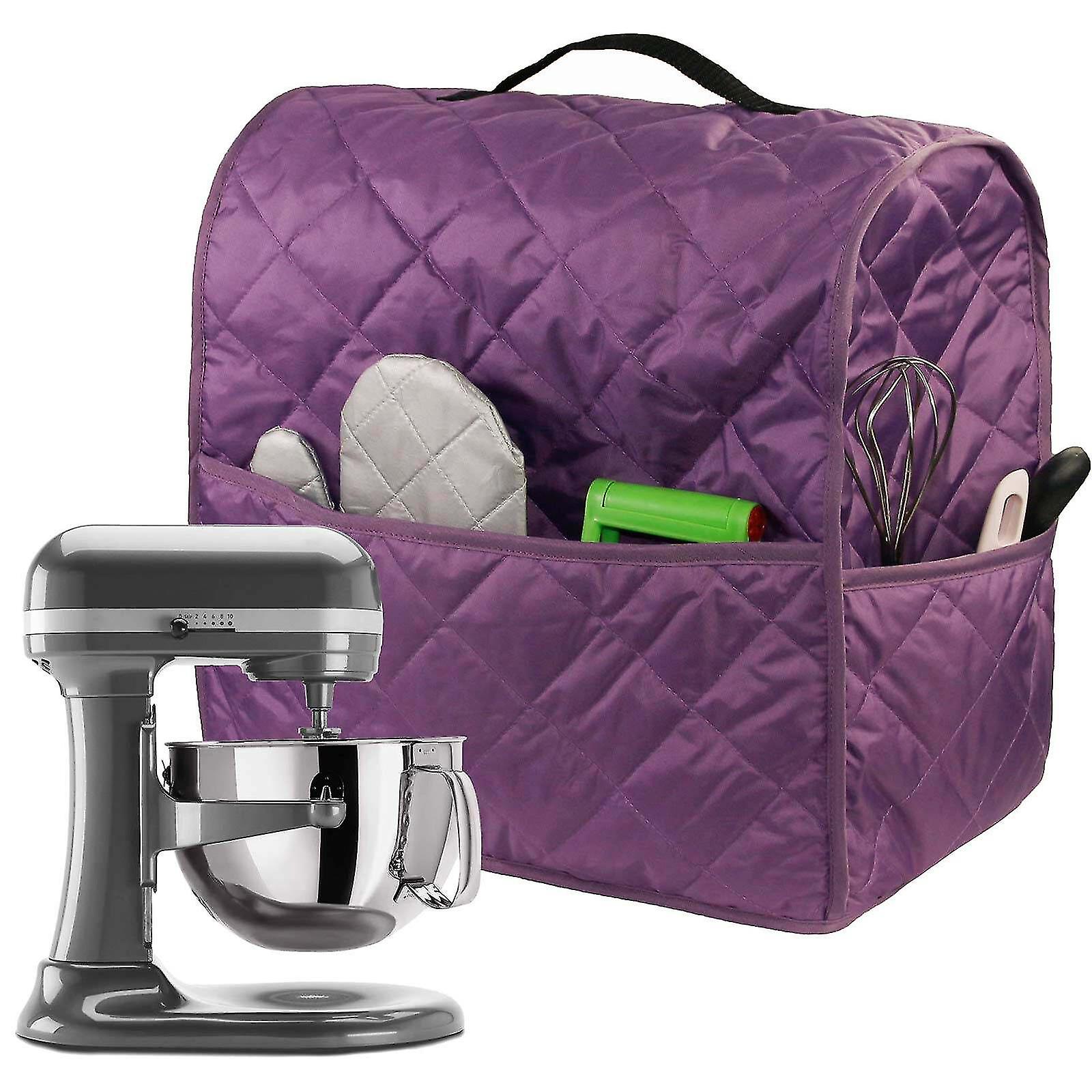Stand Mixer Cover Dust-proof W/pockets Handle Protect For Kitchenaid Mixer Tool