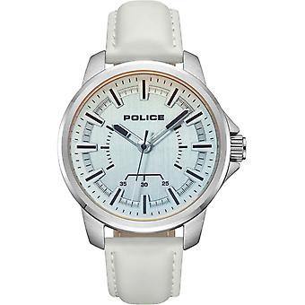 Politiet klokker mensor Mensor menn klokke analog kvarts med kuskinn armbånd PEWJA0004803