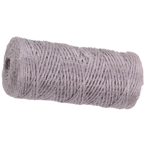 4x100m Jute Cord 2mm String Crafts DIY Gift Wrapping Twine Rope Grey