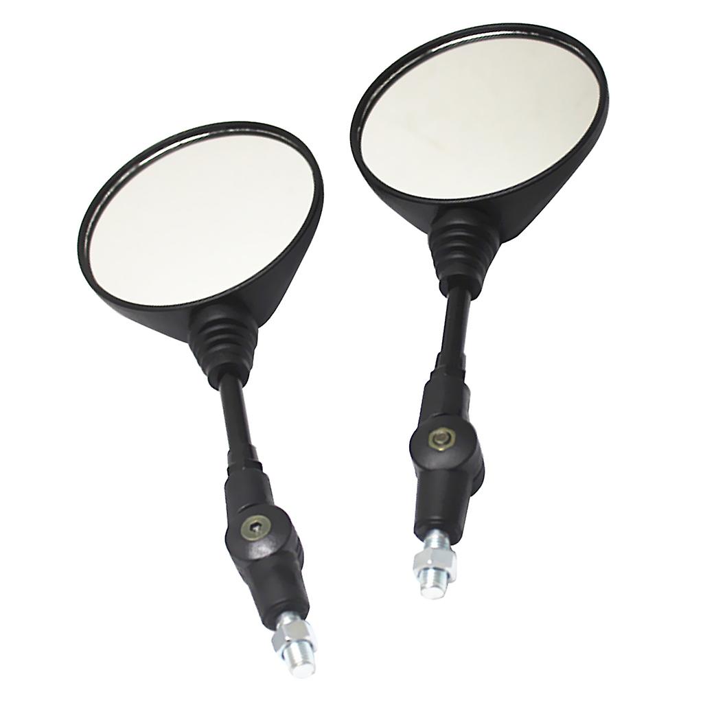 Motorcycle Scooter Handlebar Rearview Side Mirrors 10mm Thread