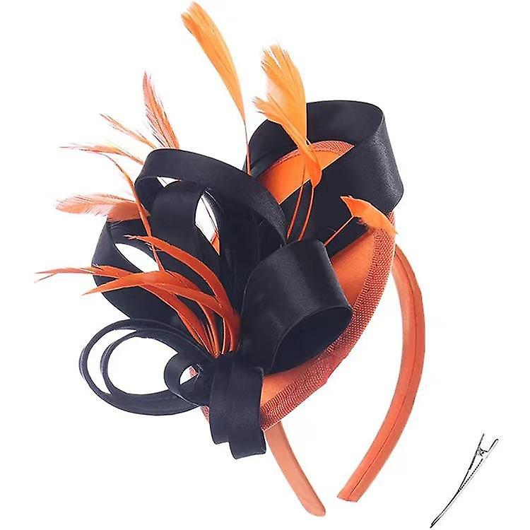 연예인 깃털 fascinator 모자, 할로윈 크리스마스 켄터키 더비 칵테일 티 파티 모자 