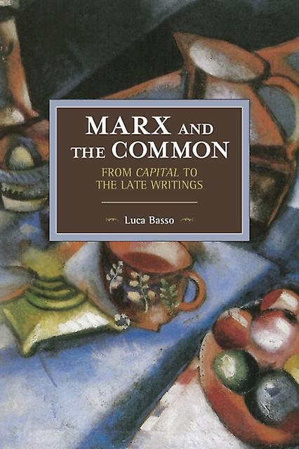 Marx And The Commons From Capital To The Late Writings by Luca Basso Paperback Book