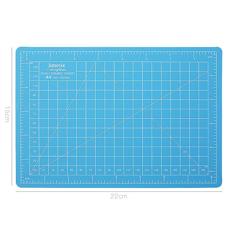 Craft With Precision: 1pc A5 Self-healing Cutting Mat With Rotary Cutter For Sewing Quilting And Scrapbooking Projects - Handy Colorful And Big Wi