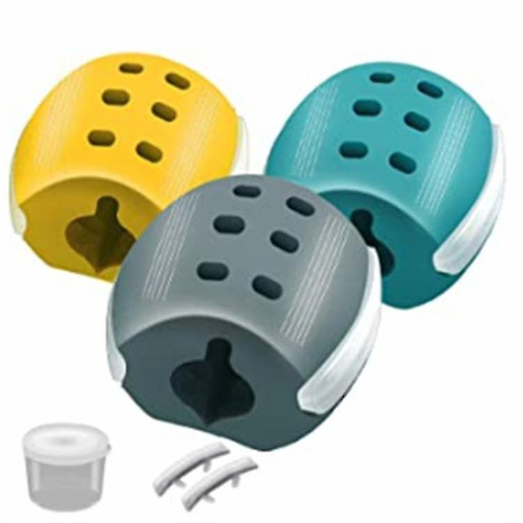 Jaw Exerciser Facial And Neck Toning Jawline Exerciser(3pcs, Yellow, Green, Gray)