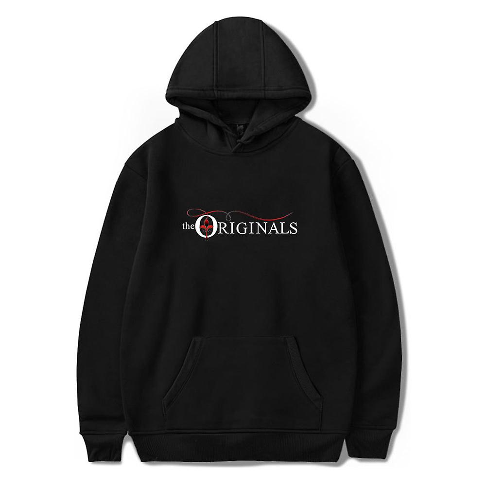 The Vampire Diaries 2D-geprint modieus sweatshirt met losse capuchon voor mannen en vrouwen