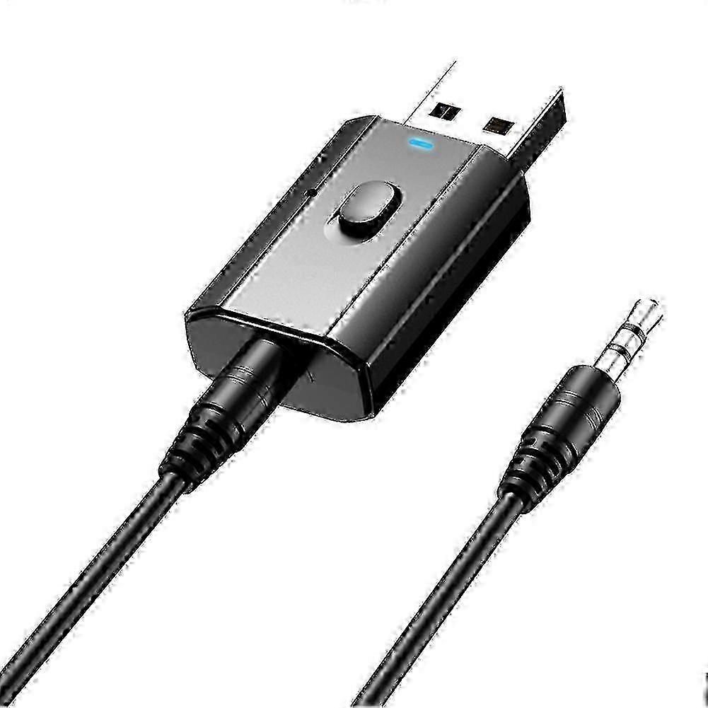 Compact Audio Solution, Bluetooth Adapter for Dual-Mode Functionality & Clear Sound Quality, Equipped with AUX Cable for Hassle-Free Connectivity
