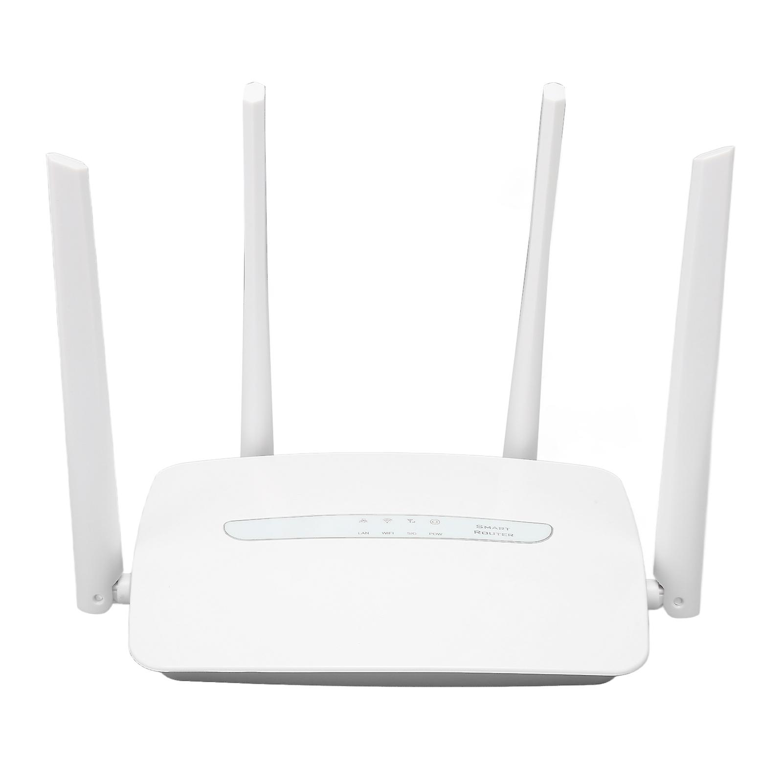 4G LTE CPE WLAN-Router mit SIM-Kartensteckplatz Externe Antenne 150 Mbit/s Unterstützt 32 Benutzer WAN LAN Port Wifi Hotspot 100-240V EU-Stecker 