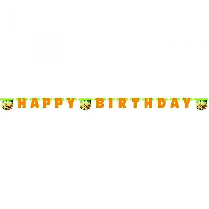 Tinkerbell Flowers Happy Birthday Banner