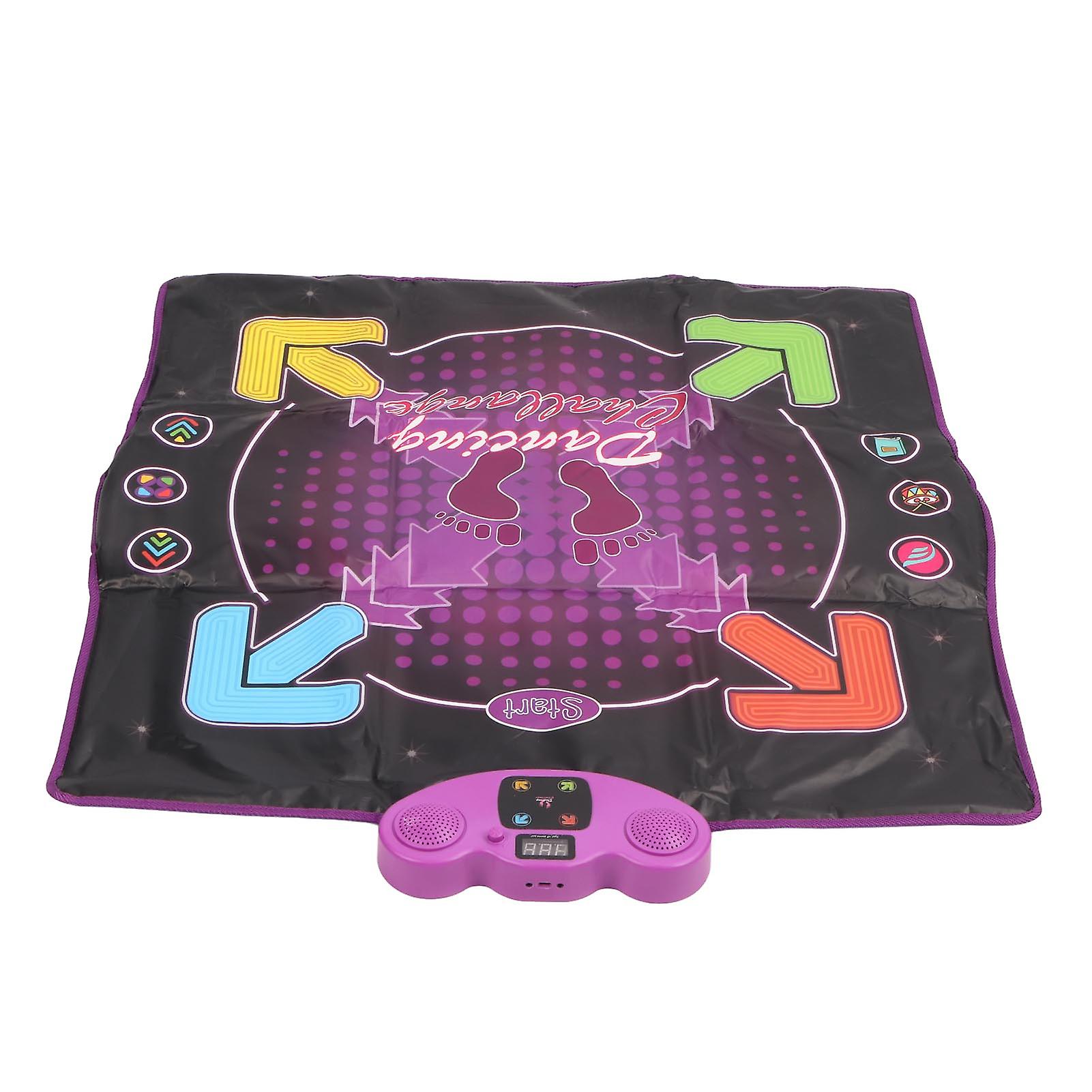 Dance Mat Wireless Bluetooth AUX Built in Music 4 Gaming Modes Electronic Dance Pad Game Toys with Mic for 3 Years Old and Above