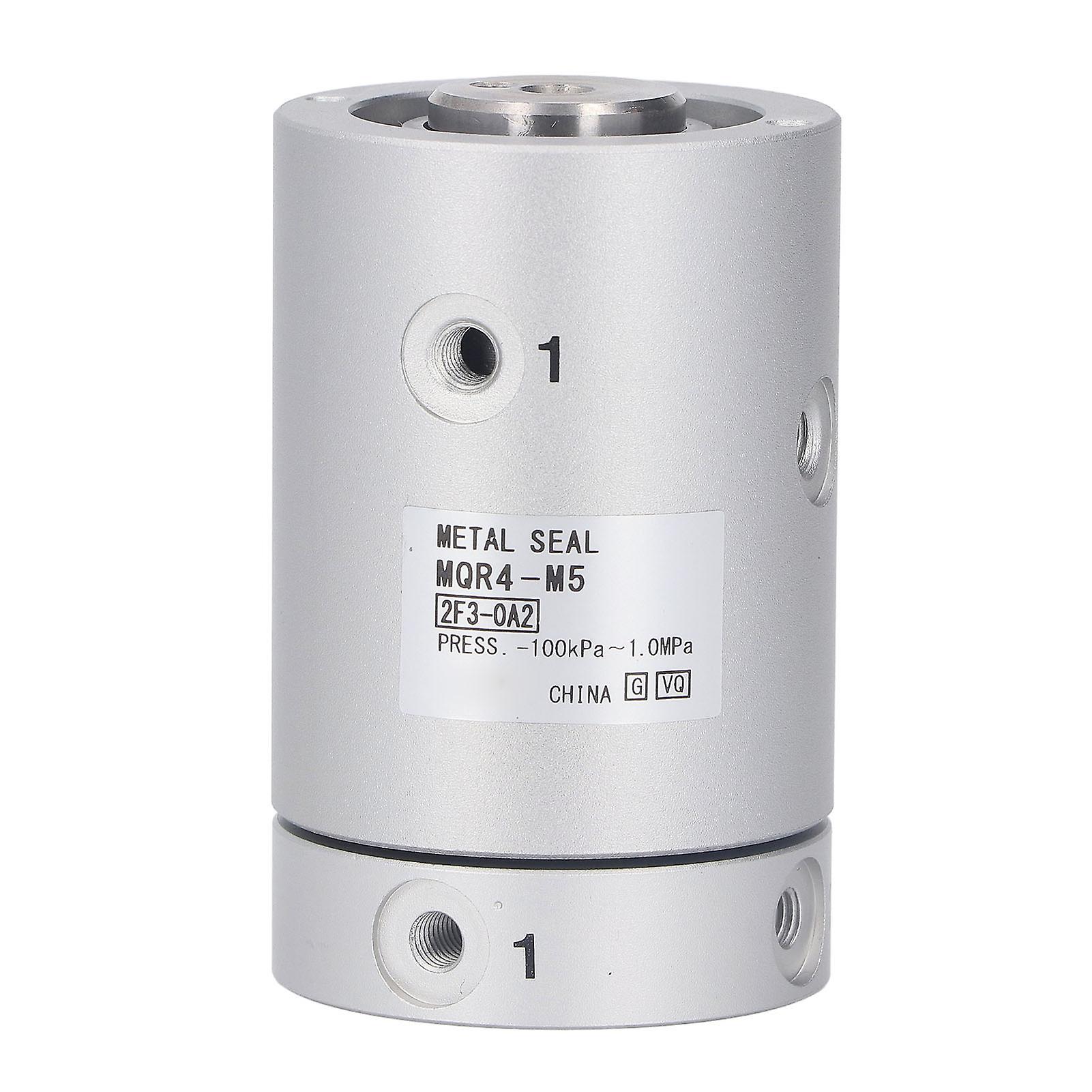 Pneumatic Rotating Connector Aluminum Alloy Multi Channel High Speed 360° Rotating Connector MQR4 M5