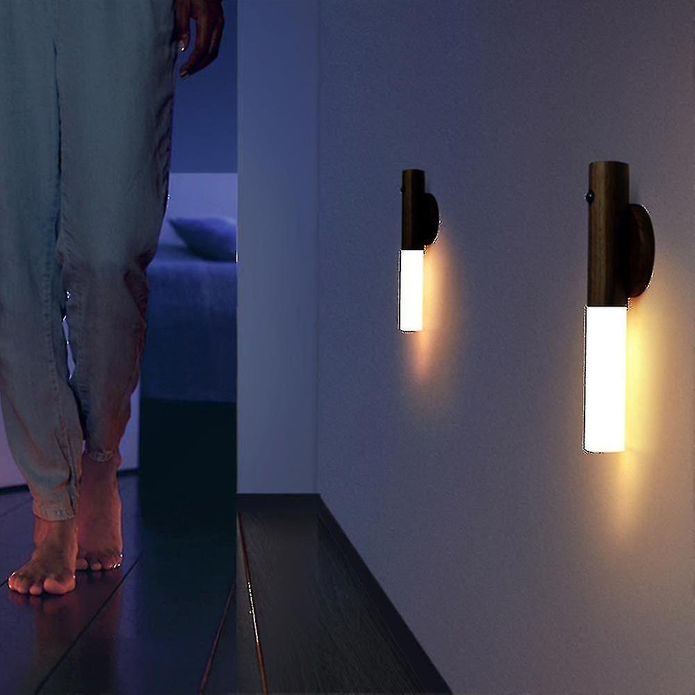 Wireless Motion Sensor Smart Led Light Magnetic Base & Usb Rechargeable-YUHAO