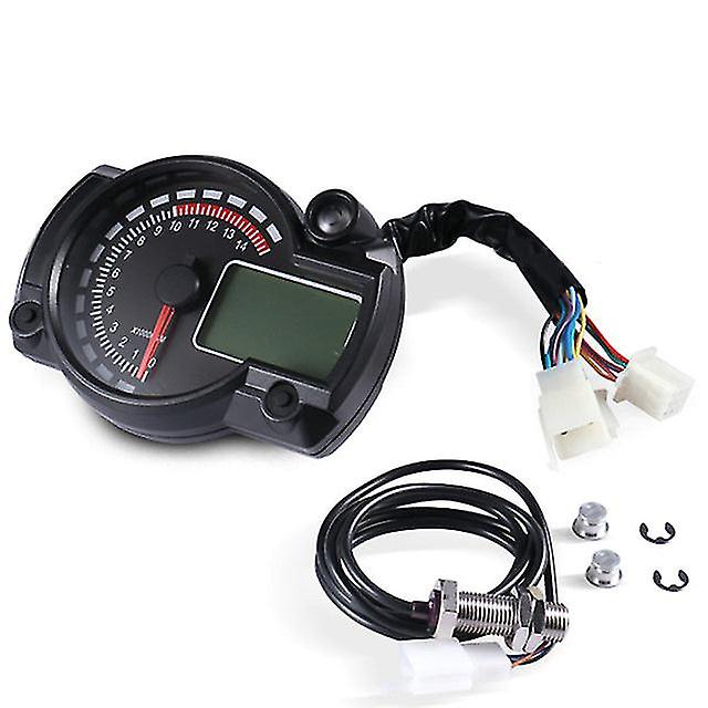 Motorcycle Speedometer 7 Colors Lcd Digital Odometer For Rx2n Max 299km/h Moto Dashboard Motorcycle Speedometer Meter