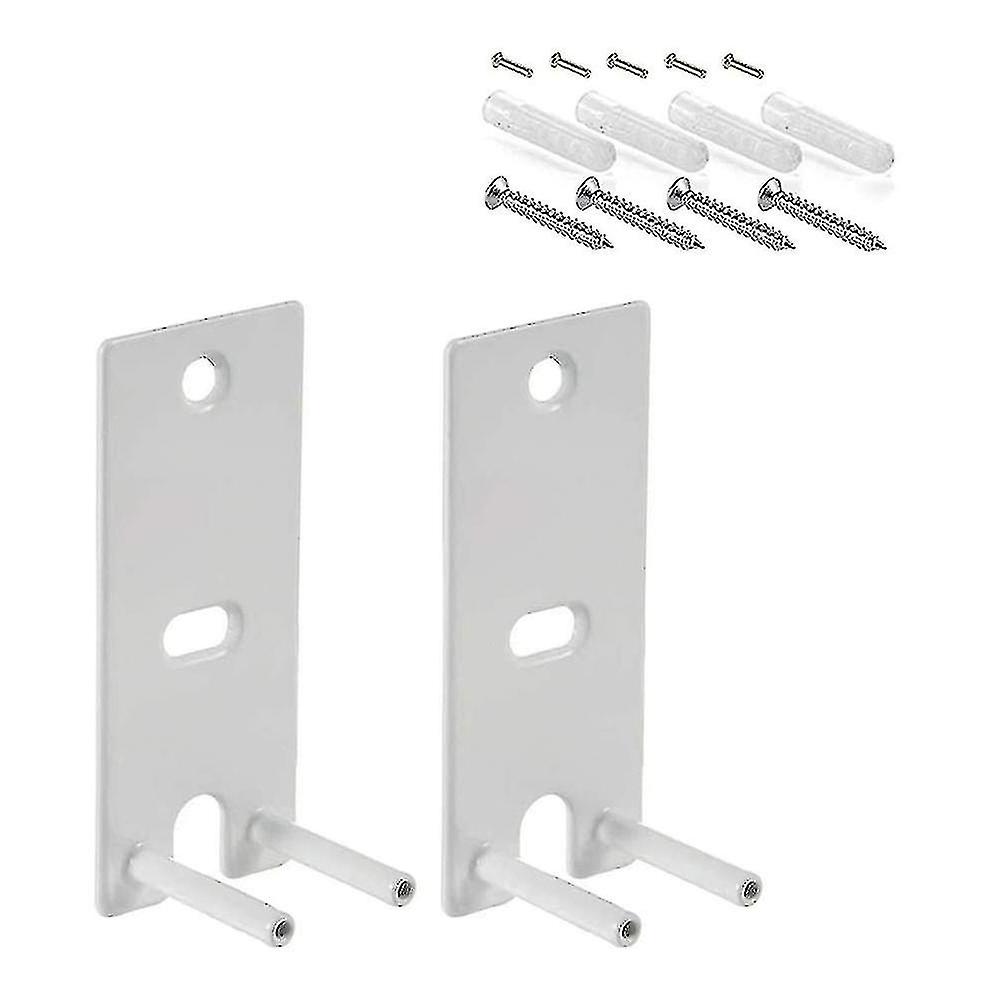 1 Pair Of Wall Mount Bracket Compatible With Omnijewel Lifestyle 650 System,white