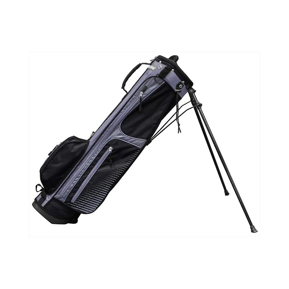 Longridge 6 Weekend Stand Bag - Black/Silver