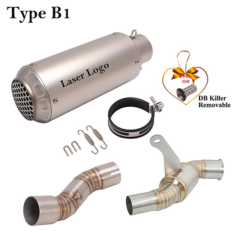 Für cfmoto CLX-700 clx700 clx 700 sport 2020 2021 2022 2023 motorrad auspuff systeme moto 51mm middle link rohr schall dämpfer
