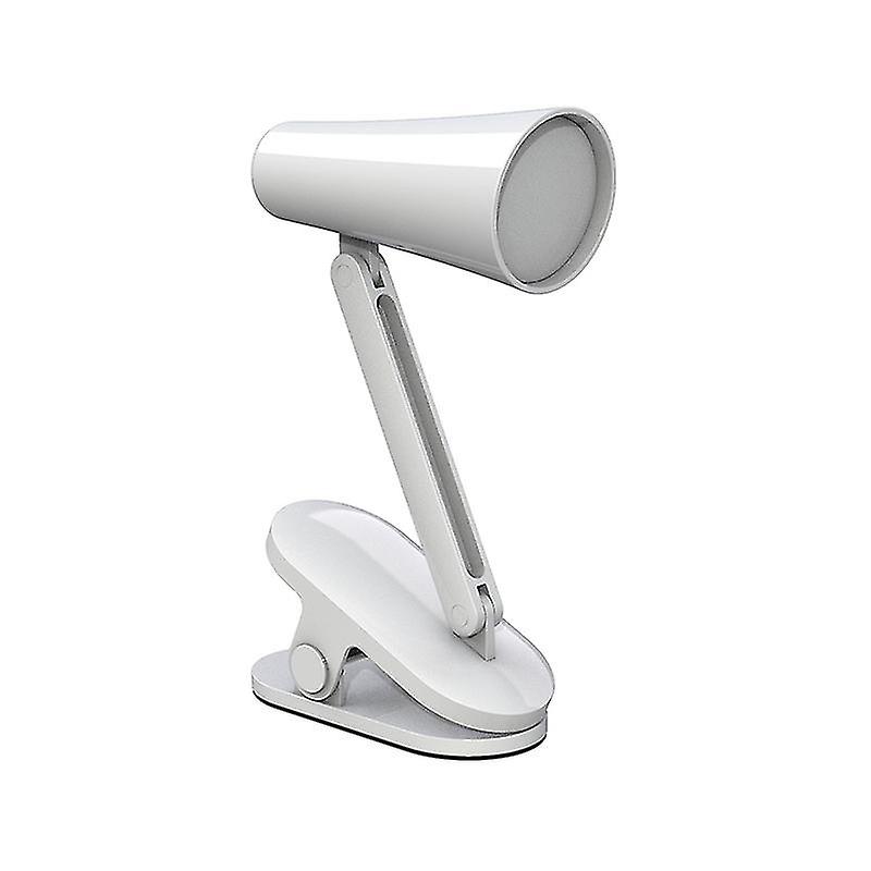 Rechargeable Desk Lamp Desk Study Lamp LED Desk Lamps Clip on Light Reading Lights LED Lamp Eye LED Desk Light Home Desktop Lamp Bedside Table Lamp Wh