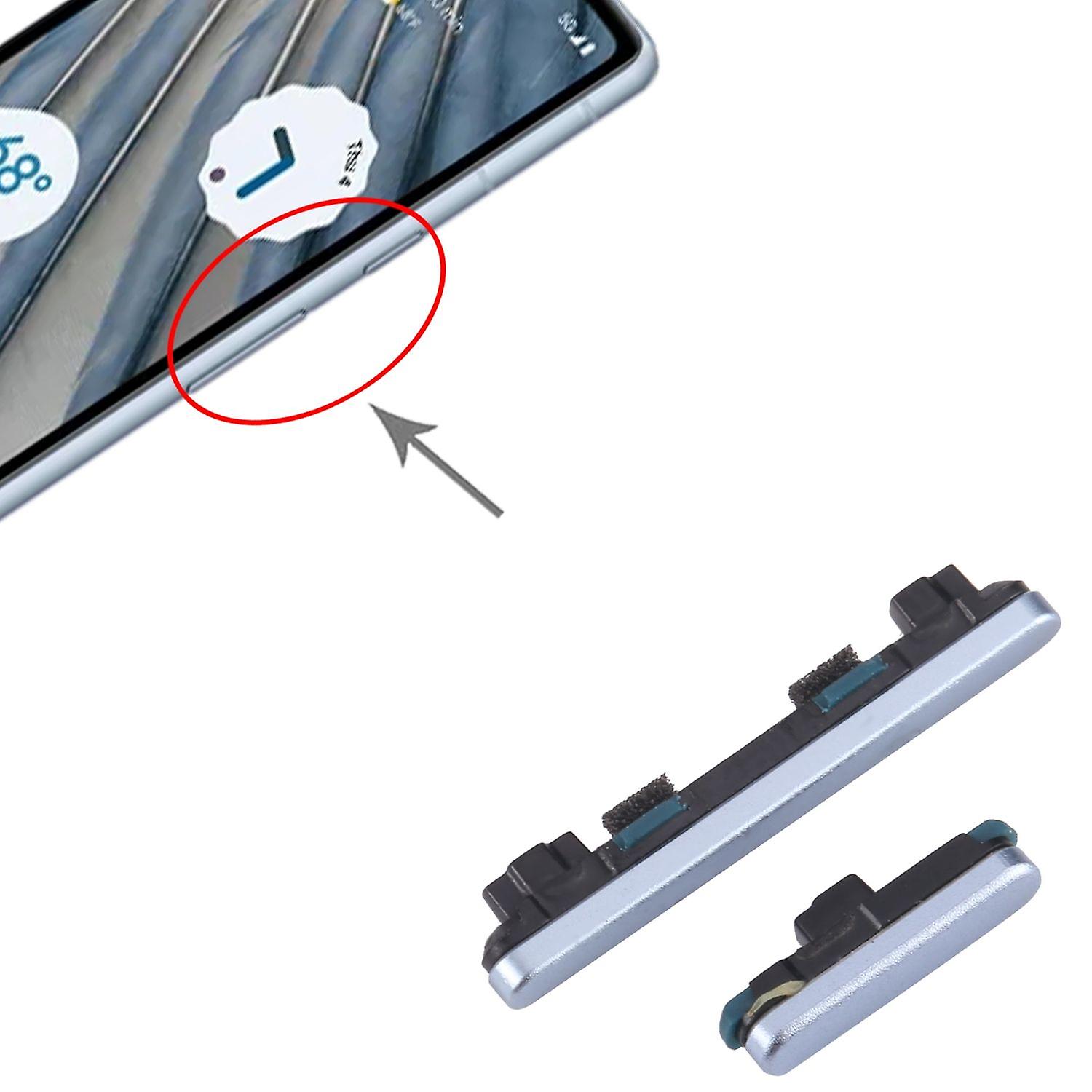For Google Pixel 7a Power and Volume Button Button Spare Part Blue
