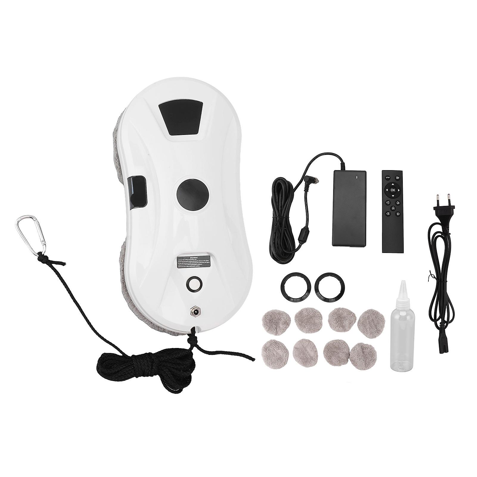Full Automatic Window Cleaner Smart Water Spray Window Vacuum Cleaner for Glass Table Ceiling EU Plug 100‑240V