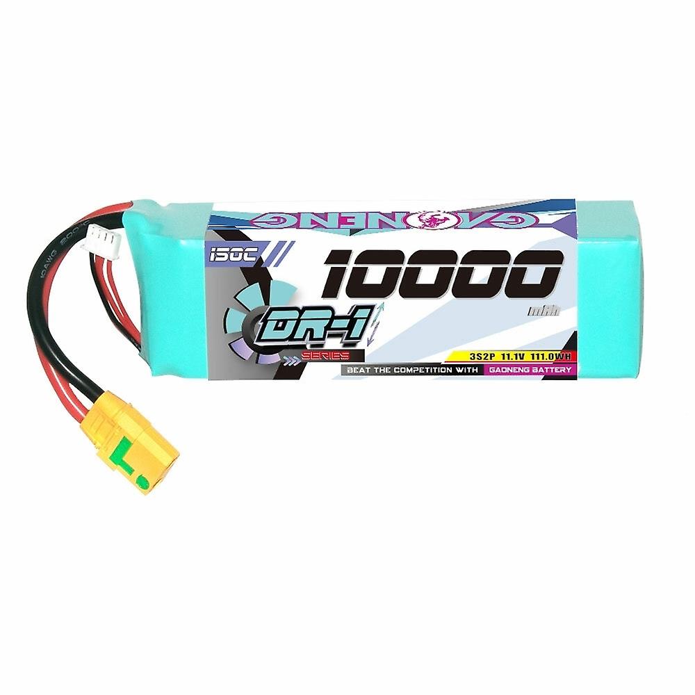 Gaoneng 11.1V 10000mAh 150C 3S LiPo Battery XT60/XT90S Plug for 1/8 RC Cars