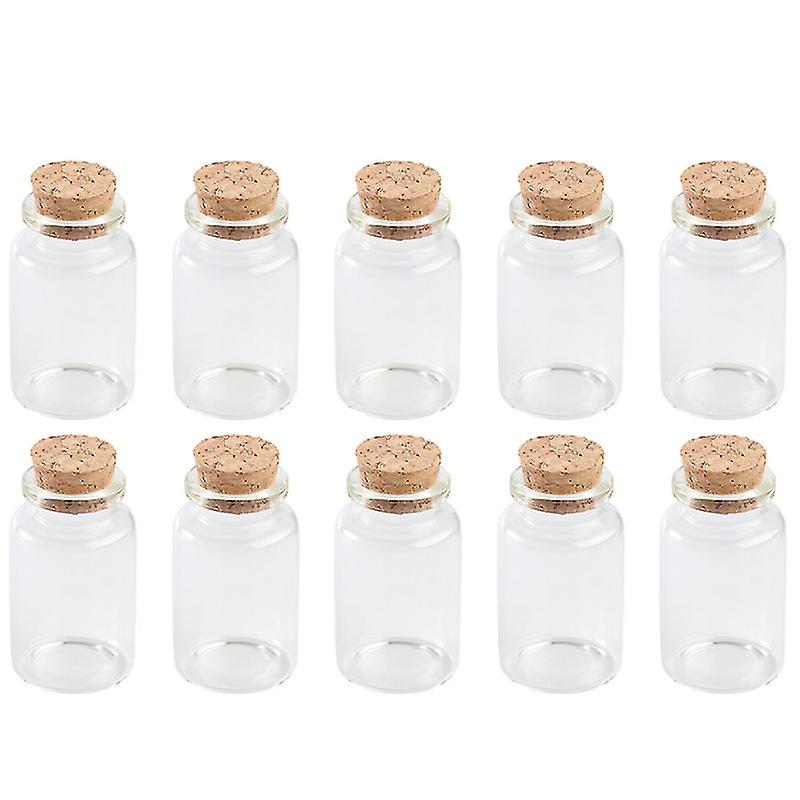 10pcs Cork Glass Bottle