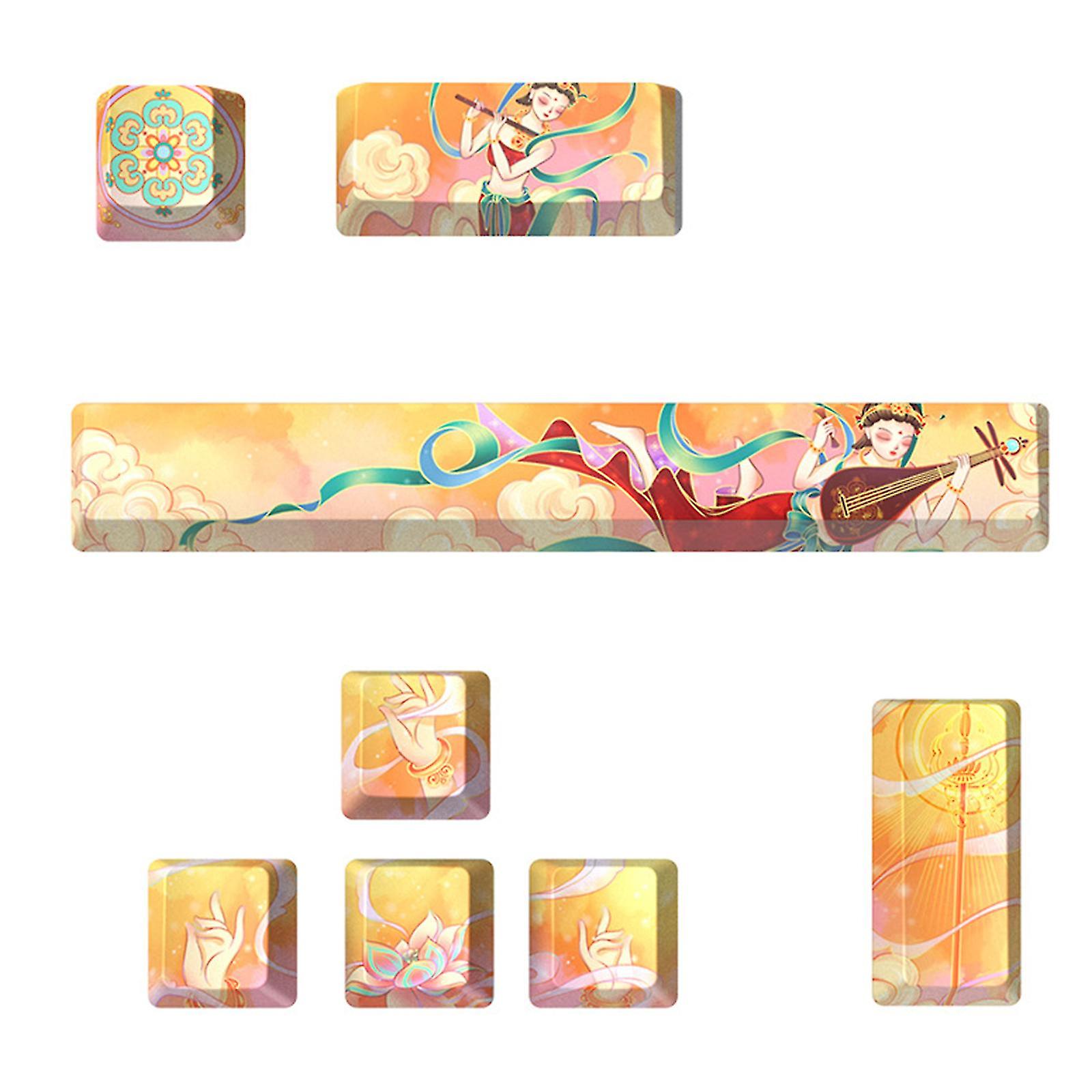 8 Keys Oem Profile Enter Space Esc Directions Keycaps Pbt Dye Subbed Keycap Diy