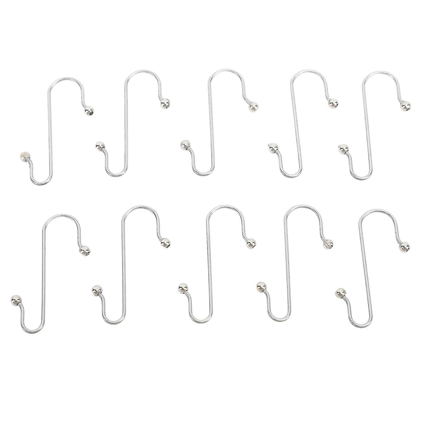 100-Piece S-Shape Stainless Steel Hooks for  Tree