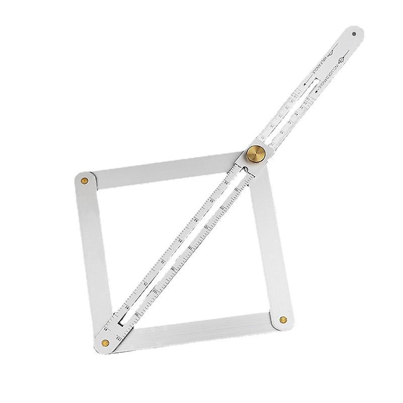 360° Multi-function Diagonal Ruler Protractor Thickened Doors And Windows Trimming