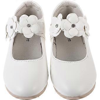 1 Pair Children Sole Shoes Fashion Flower Shoes Kids Adorable Shoes Shoes (White, Size 32, EU31, US13, UK12.5) Z