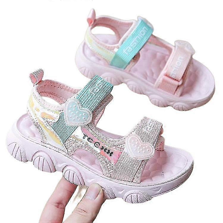 Kız Sandalet Çocuk Spor Plaj Ayakkabıları Öğrenci Prenses Ayakkabıları