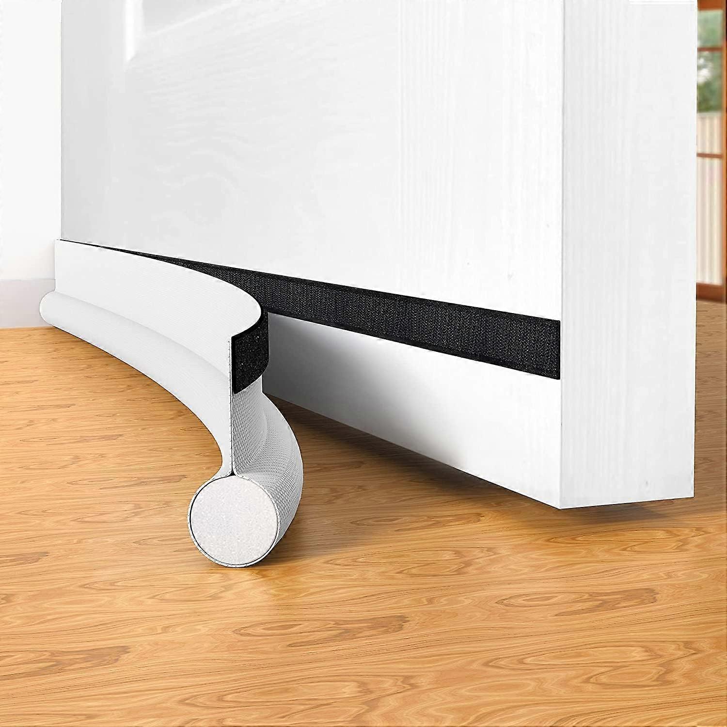 Door draught excluder (white), door draught excluder bottom single si