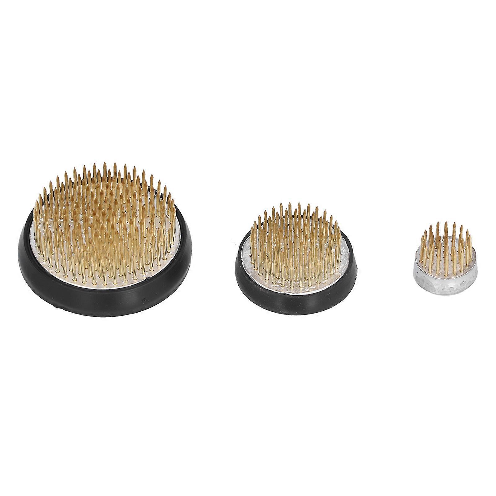 3Pcs/Set Round Flower Insert Arranger Base Tool 37Pin/91Pin/169Pin Floral Arranging Holder NO.1115