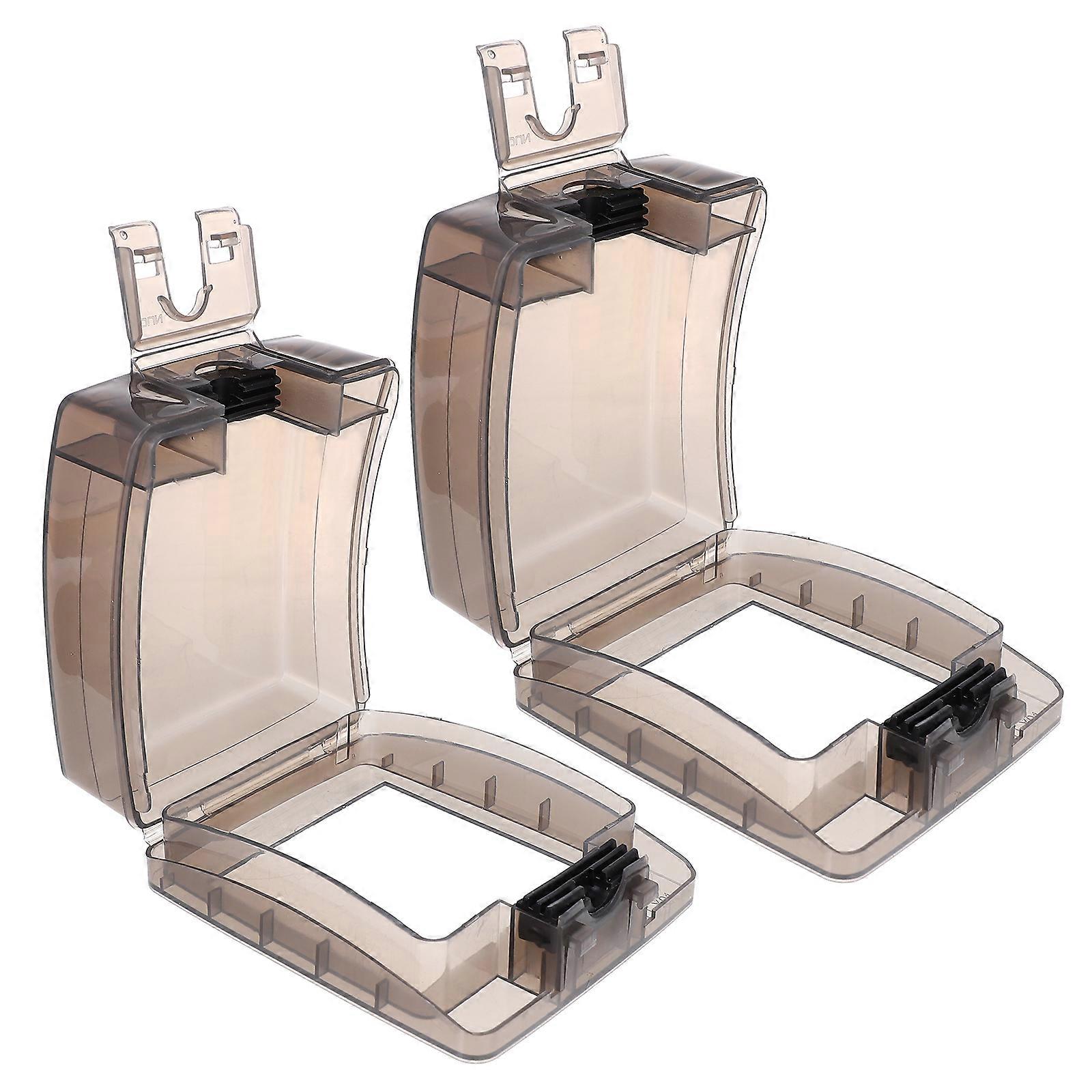 2 Sets Electrical Outlets Outlet Plug Lid Socket Outlet Cover Weatherproof Outlet Cover Box Socket Protector Socket Cover