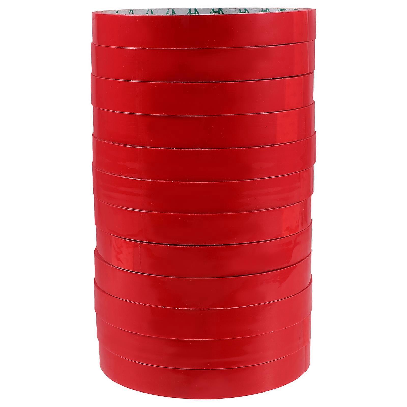 12pcs Bag Sealing Tying Tape Supermarket Binding Machine Tape Bag Sealer Packing Tape