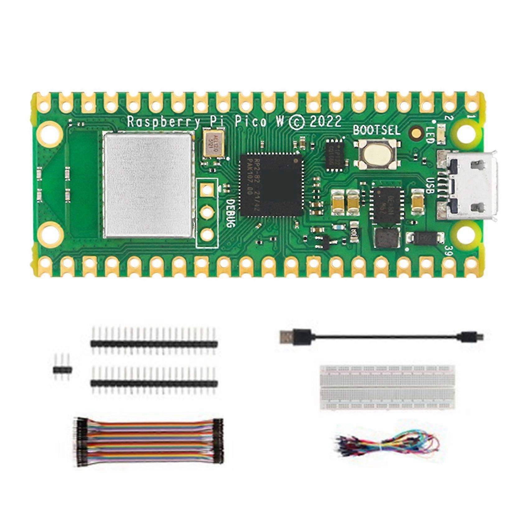 Voor Pico W Development Board Extended Jumper Kit Wireless Wifi Rp2040 Microcontroller Development B