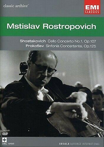 Mstislav Rostropovich Classic Archive DVD (1999) cert E - Region 2