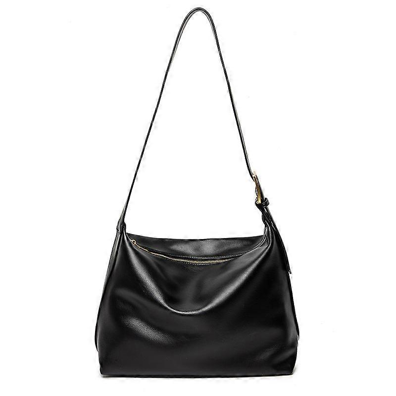 Women Ladies Handbag Soft Collapse Simple Style All-match Crossbody Large Capacity