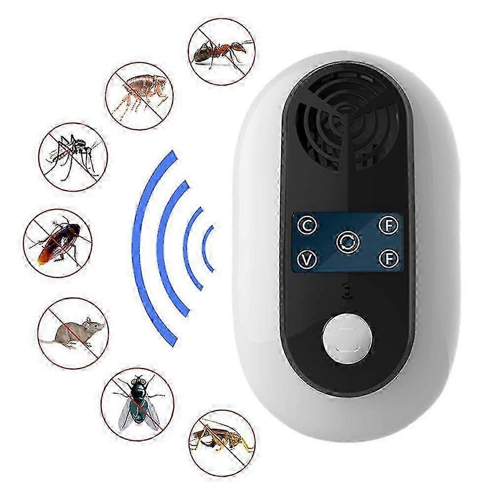 Electronic Eu Plug In Ultrasonic Rodent Pest Fly Repeller Mice Rats Mosquito
