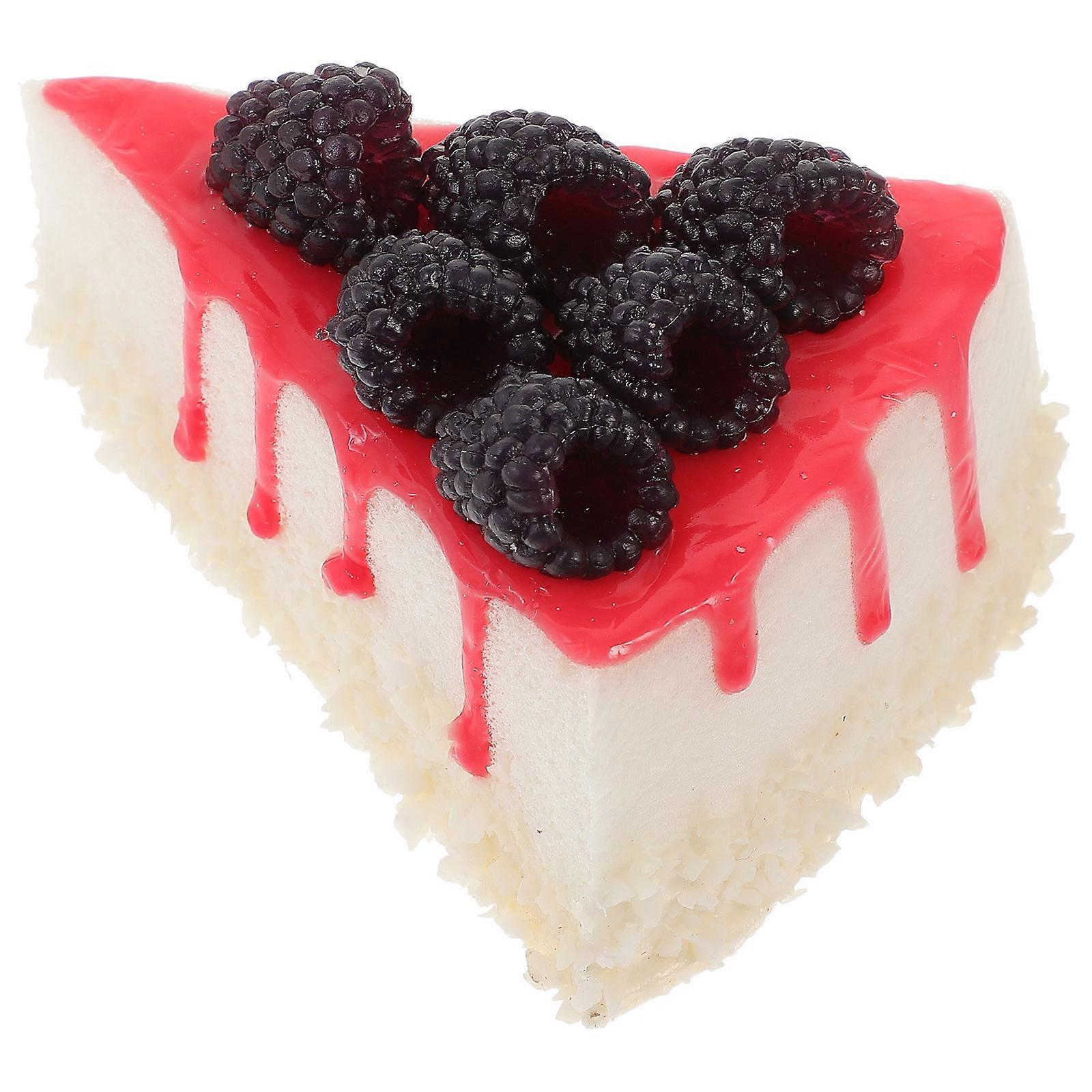 Artificial Fruit Cake Decoration Realistic Fake Dessert Model Simulation Cake Prop Shopwindow Display