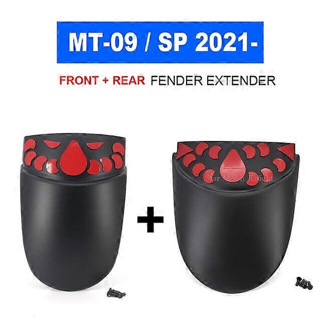 For YAMAHA MT09 MT 09 MT 09 SP 2021 2022   Motorcycle Accessories Front / Rear Fender Mudguard Extender Hugger Extension Refit| |