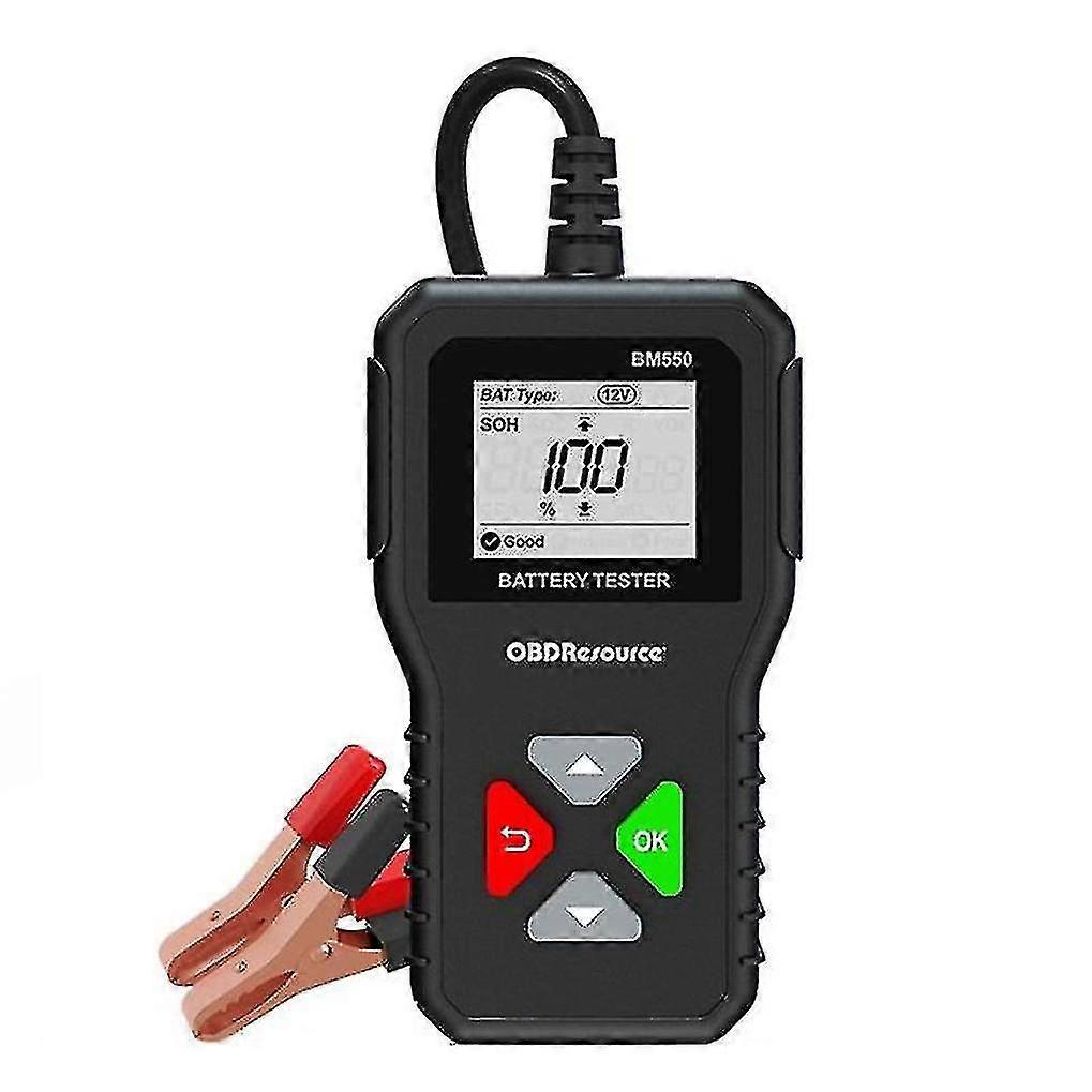Bm550 Car Battery Tester 6v 12v 24v 100-2000 2ah-220ah Battery System Detect Auto Battery Analyzer - DD