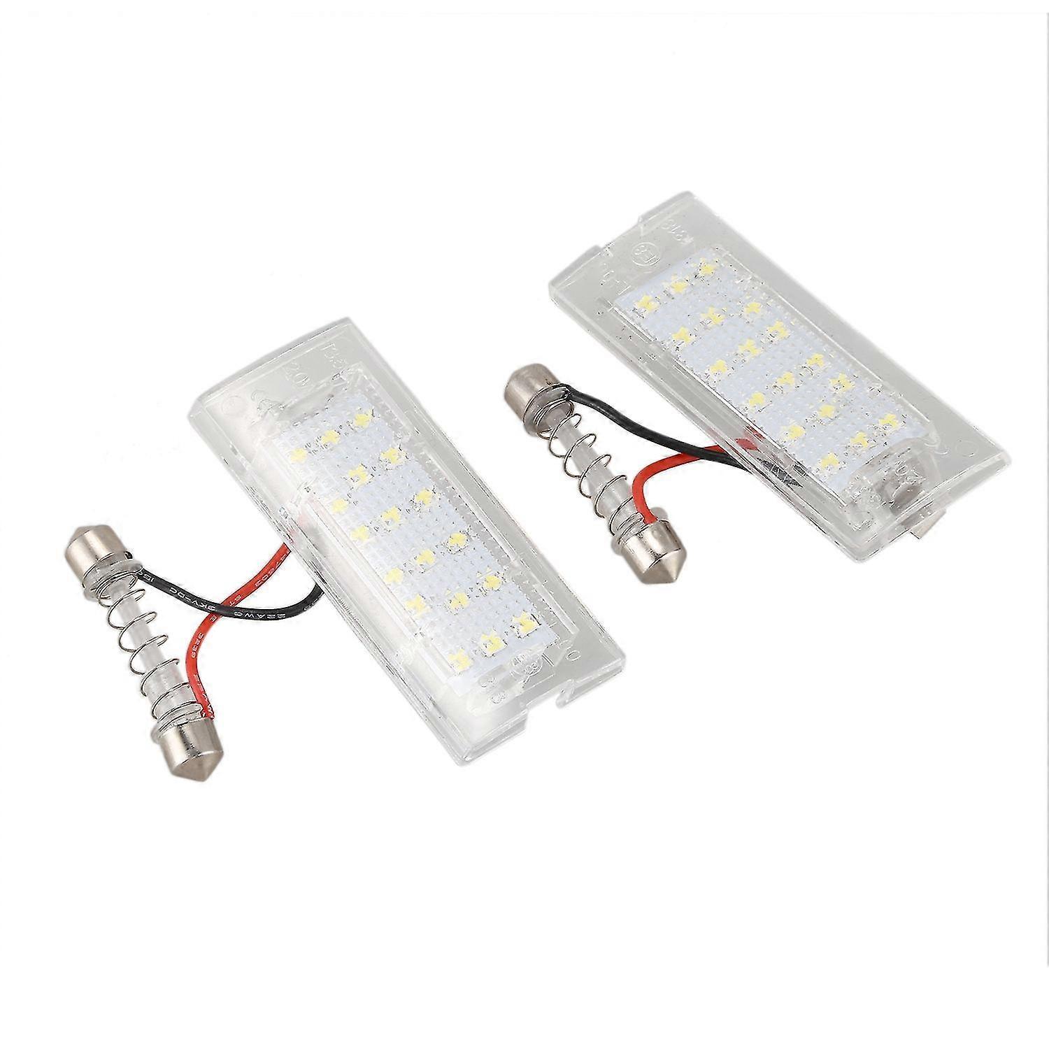Pair Error Free Led Number License Plate Lights Lamp For Bmw X5 E53 X3 E83 03-10