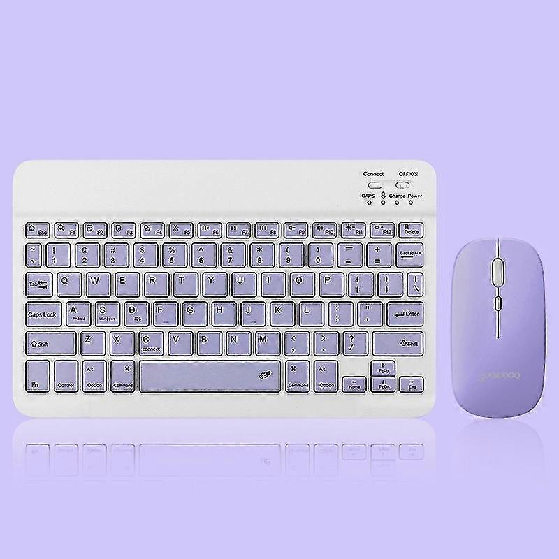 Wireless Bluetooth-compatible Keyboard Mouse Set Lightweight Portable For Ios Android Phone Tablet