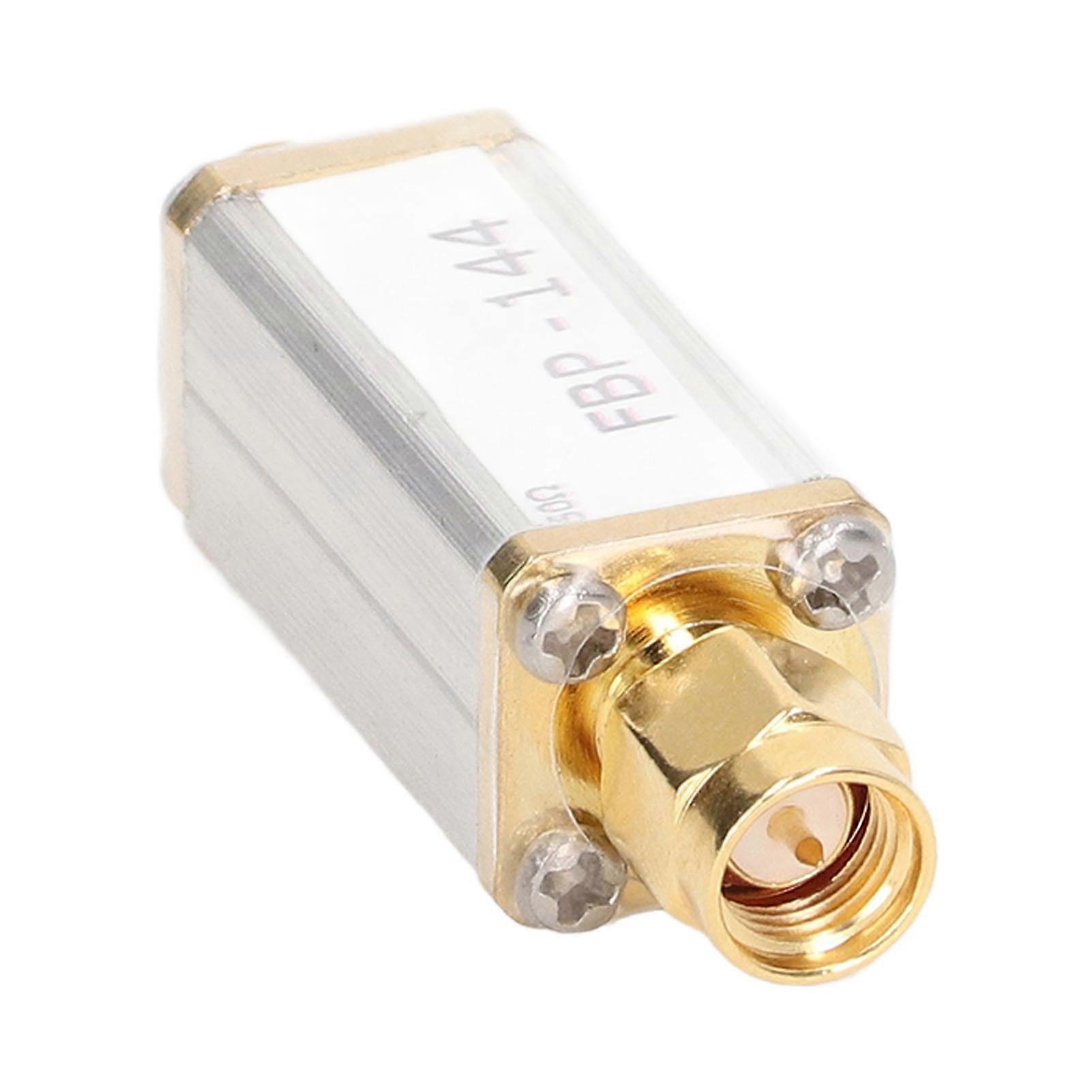 144MHz 2 Meter Bandpass Filter Aluminum Alloy Band Pass Filter with SMA Interface 50ohms
