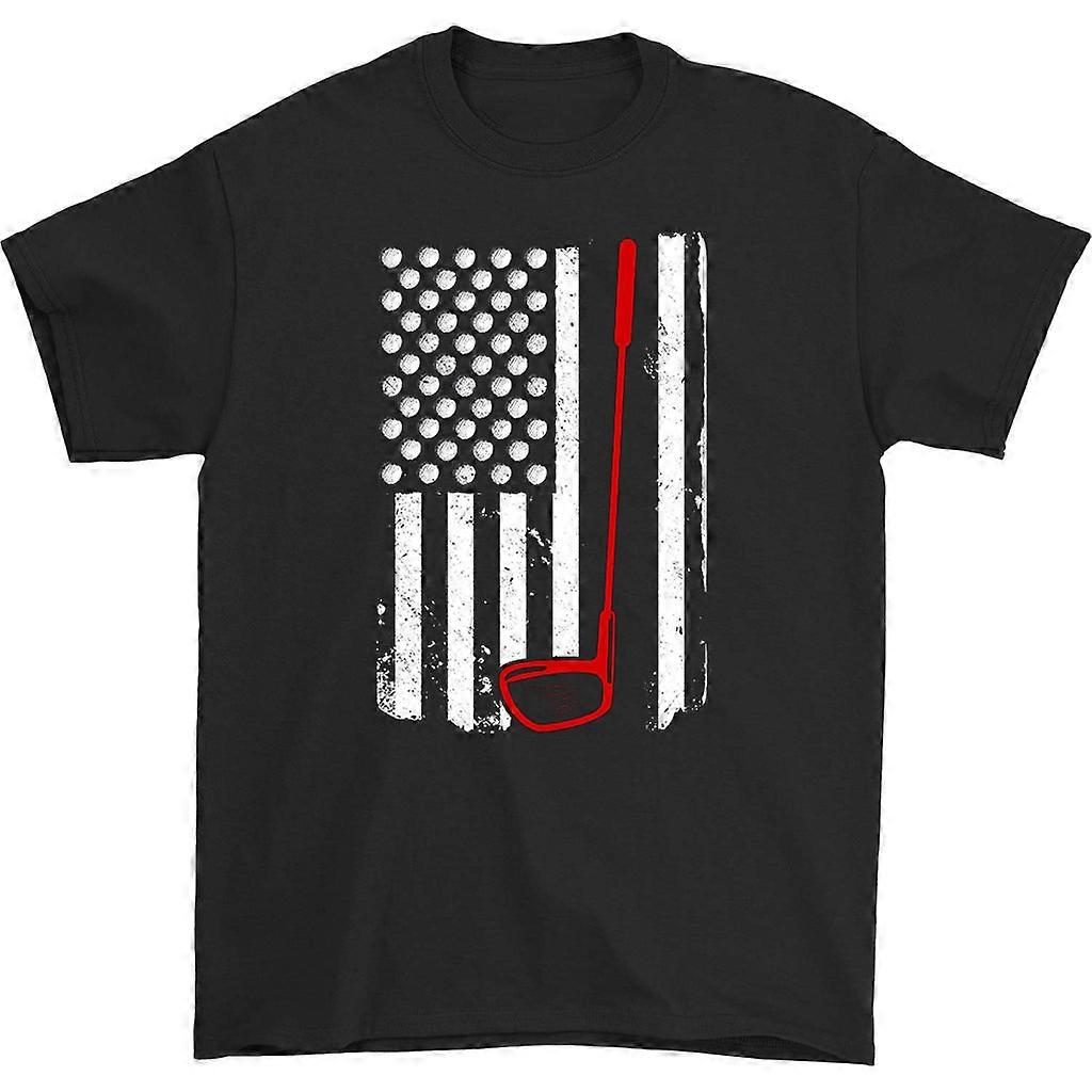 T-shirt Drapeau Golf Us
