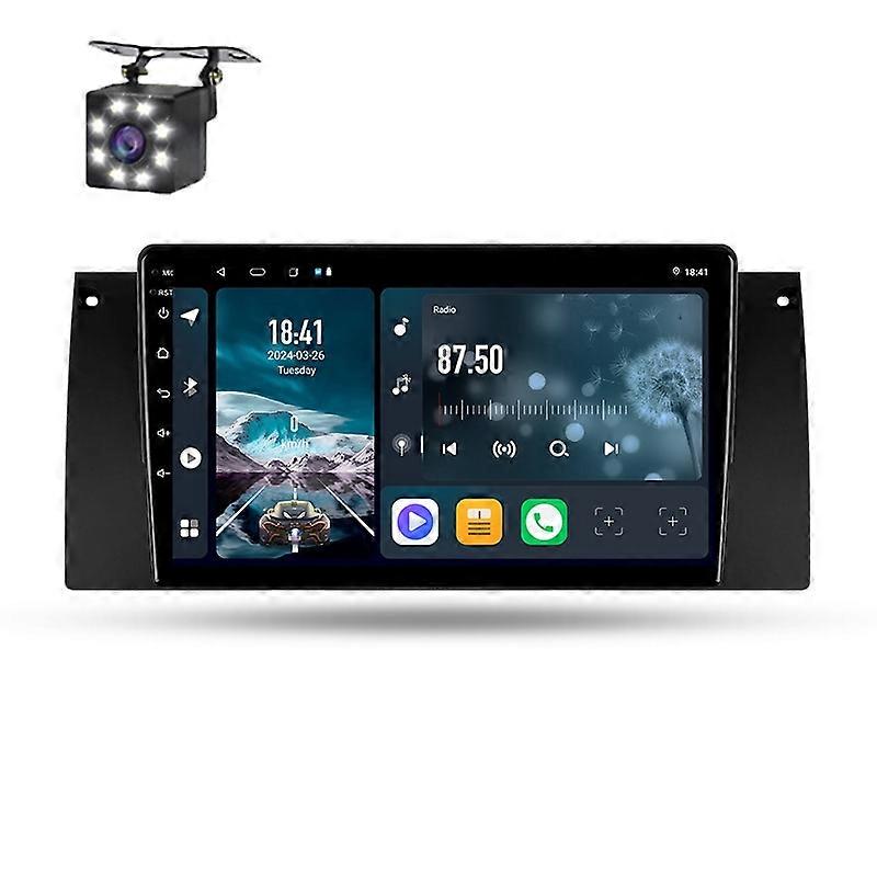 BMW X5 E39 E53 1999-2006オートマルチメディアステレオのAndroid 14カーラジオ