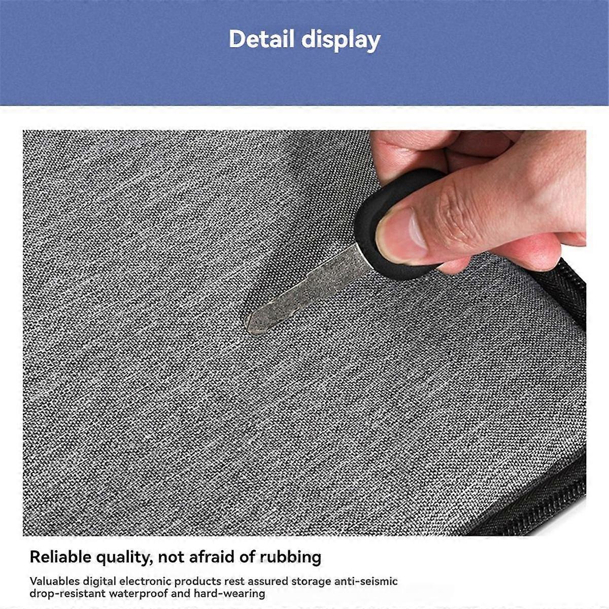 DSLR Camera Bag Waterproof Portable Inner Partition Padded Protector Bag Super Thick Drop-Proof Liner Inserts Handbag A
