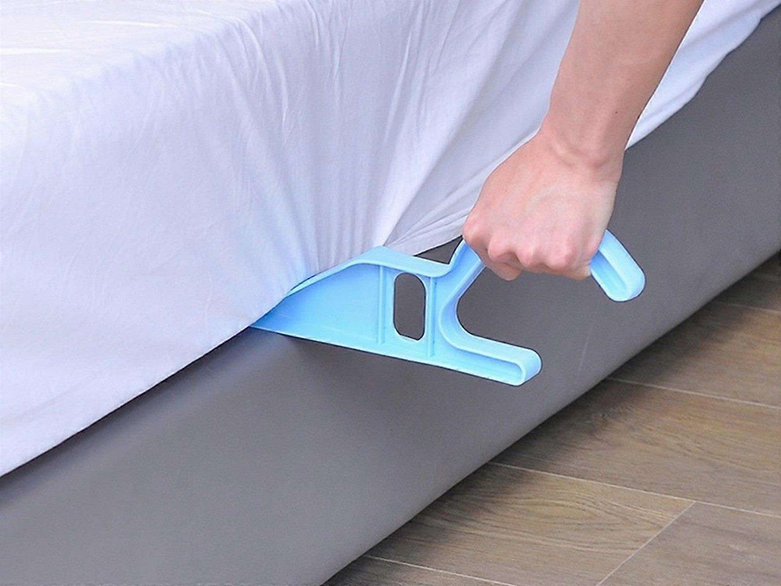 4Pcs Ergonomic Mattress Lifter Wedge Elevator Bed Making Lifting Handy Tool