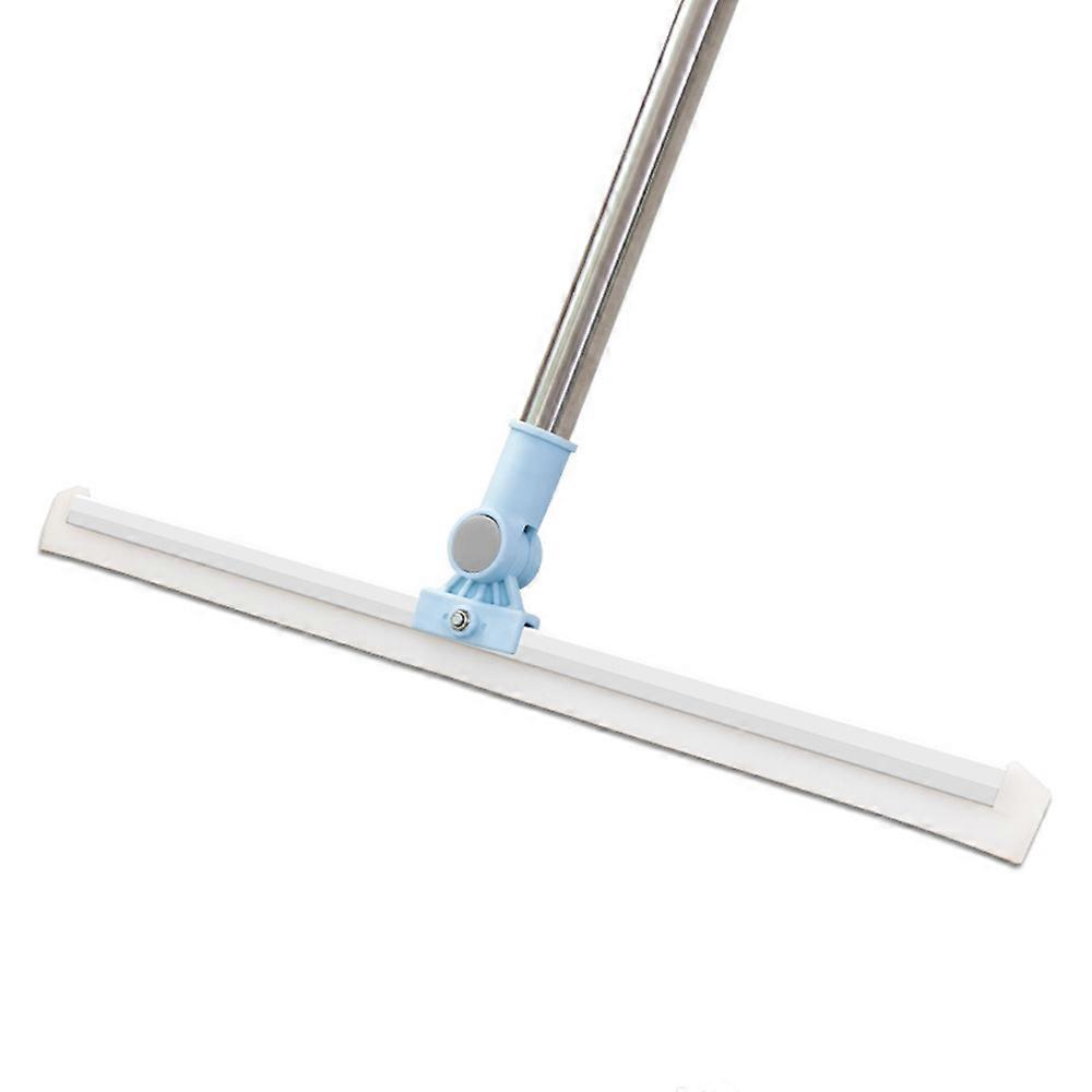 Stainless Floor Scrubber Squeegee Solid Natural Silicone Rubber Head for Washing Shower Glass Window Floors