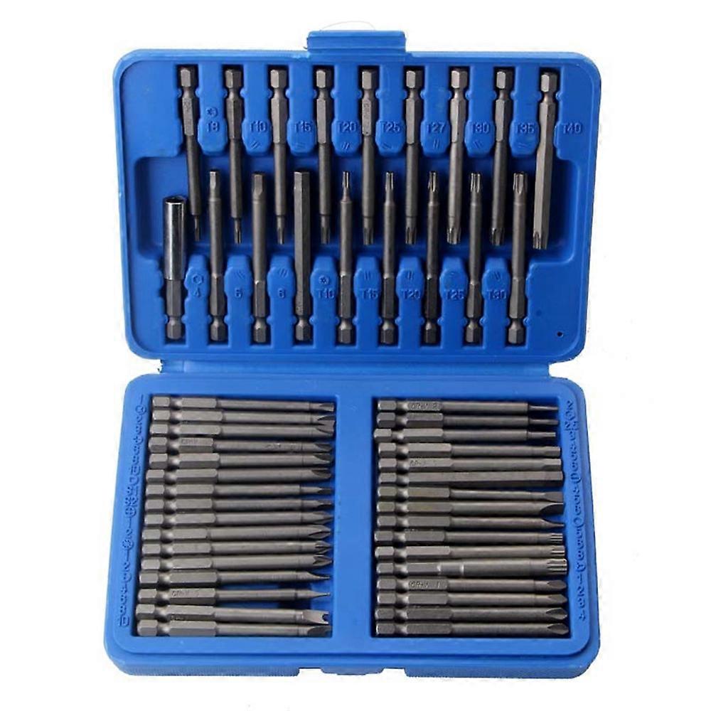 50pcs Electric Screwdriver Driver Hex Bits Set Cross Slotted Hexagonal U Drivers