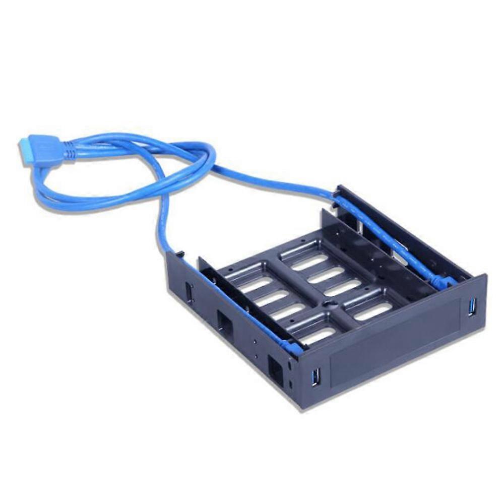 2 X USB 3.0 Front Panel with 3.5Inch Device/HDD or 2.5Inch SSD/HDD to 5.25 Floppy to Optical Drive